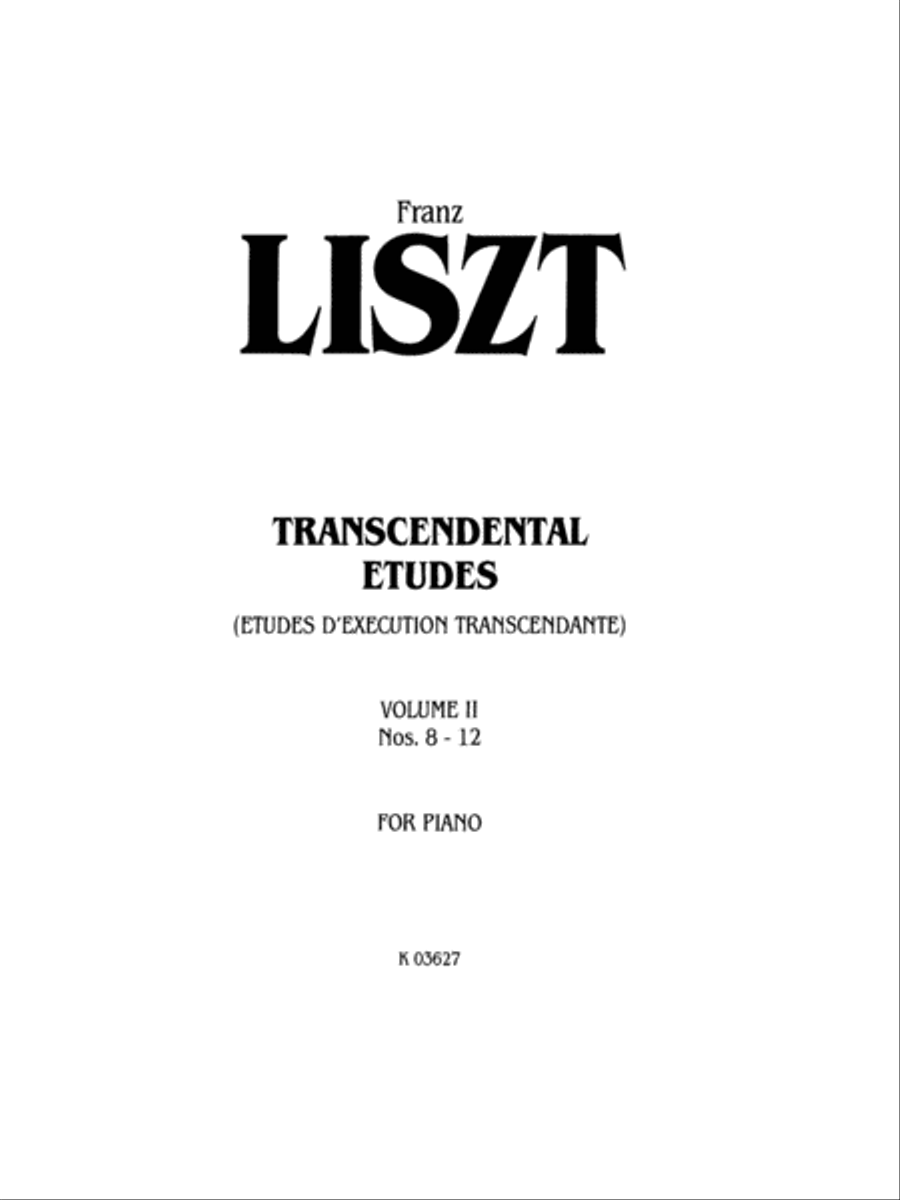 Transcendental Etudes, Volume 2