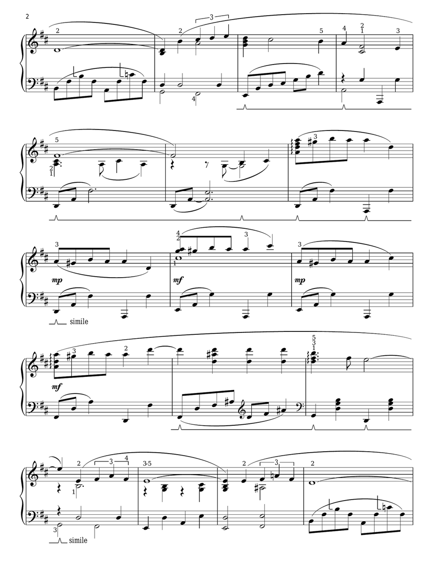Some Enchanted Evening Piano Solo scores gallery preview page 2