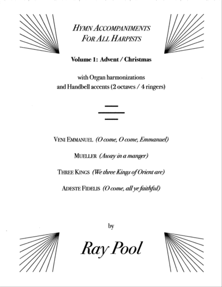 Hymn Accompaniments for All Harpists Volume 1 Handbell Choir scores gallery preview page 1