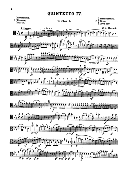 String Quintets, K. 406, 515, 516, 593, 614: Viola