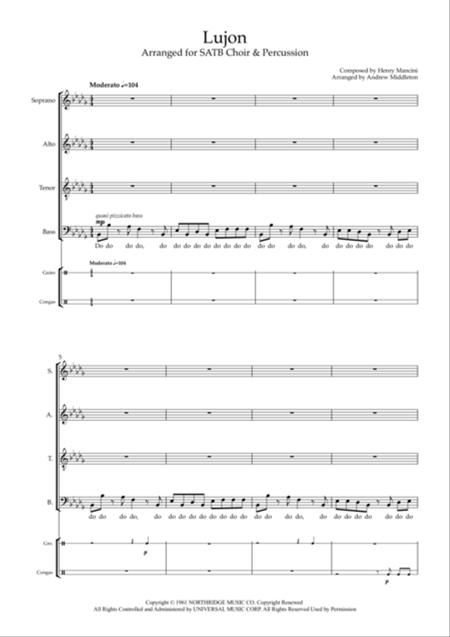 Lujon 4-Part scores gallery preview page 3