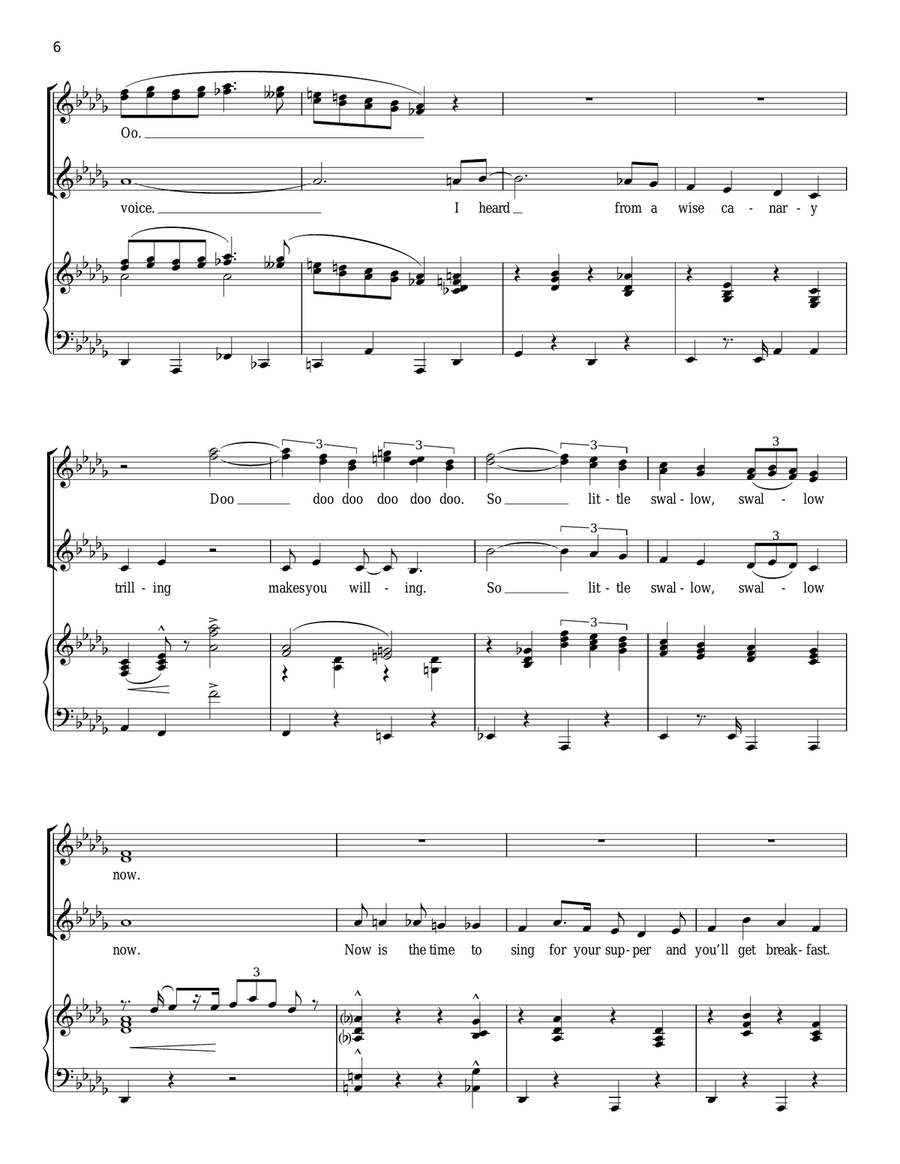 Sing For Your Supper Sing For Your Supper Voice Solo scores gallery preview page 6