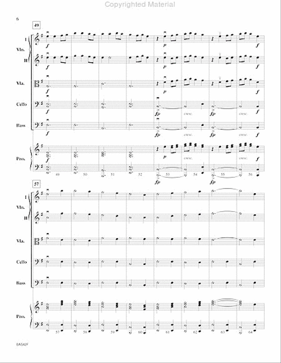 Carol of the Bells String Orchestra scores gallery preview page 7