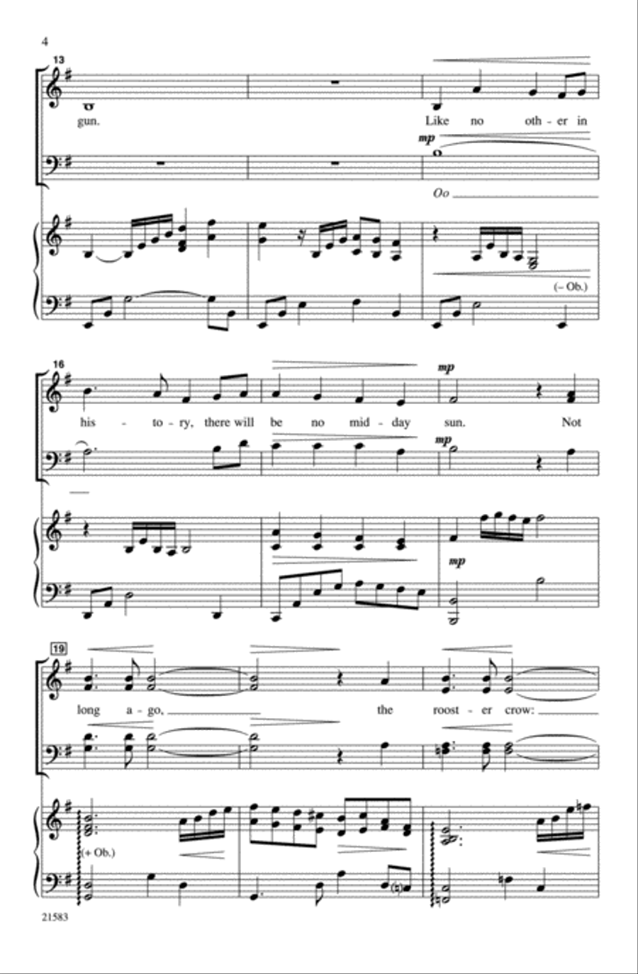 He Paid the Price 4-Part scores gallery preview page 3