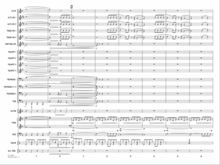 Blinding Lights (arr. Paul Murtha) - Conductor Score (Full Score) Jazz Ensemble scores gallery preview page 3