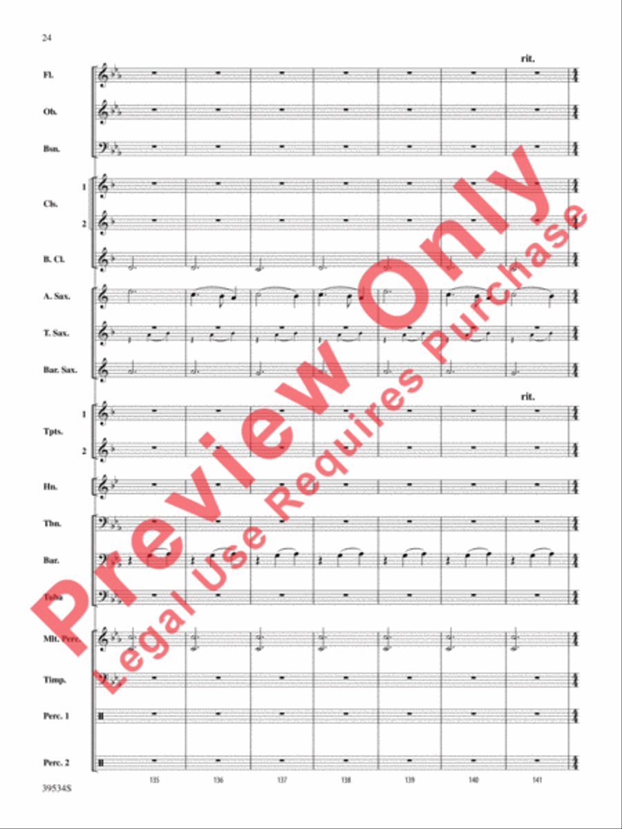 The Magic of Harry Potter Concert Band scores gallery preview page 25