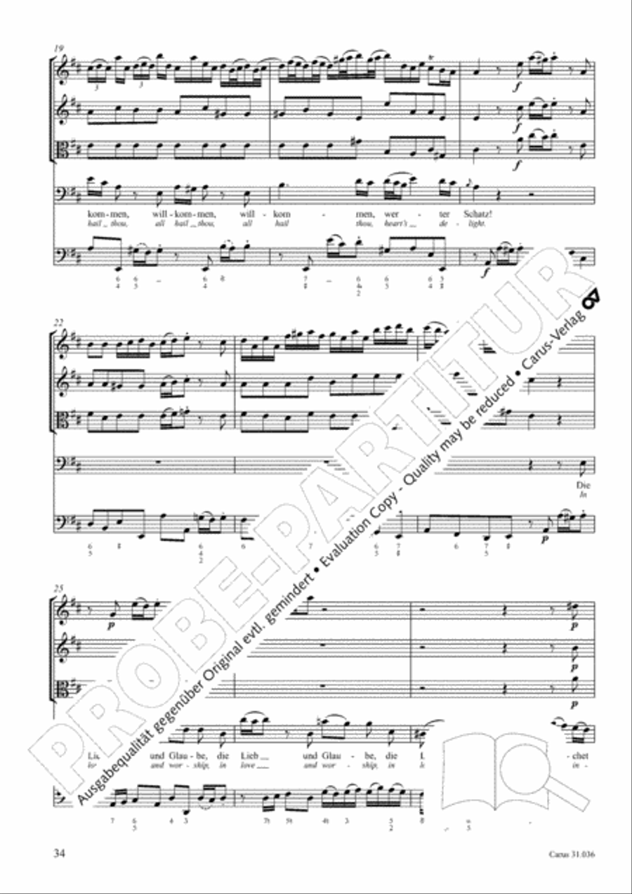 Up joyous raise your song (Schwingt freudig euch empor) 4-Part scores gallery preview page 35