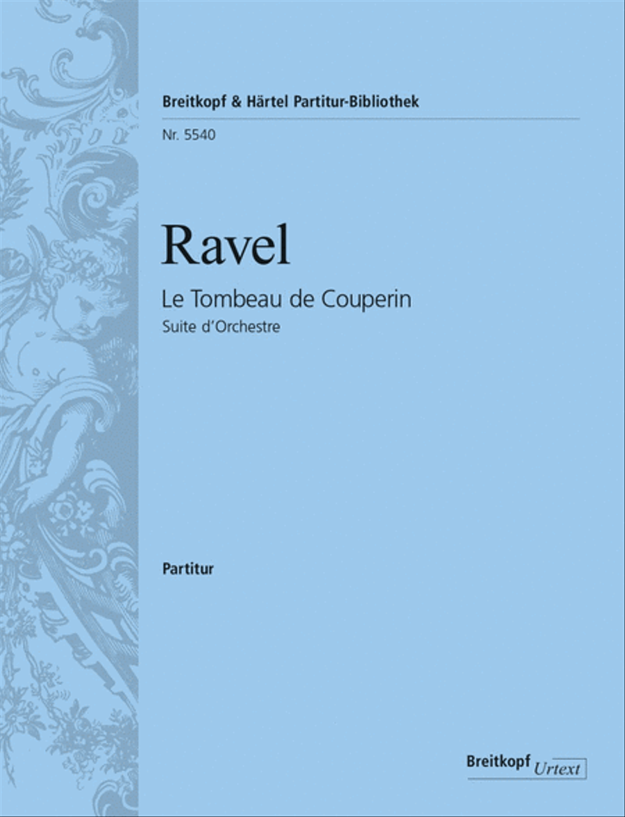 Le Tombeau de Couperin Orchestra scores gallery preview page 1