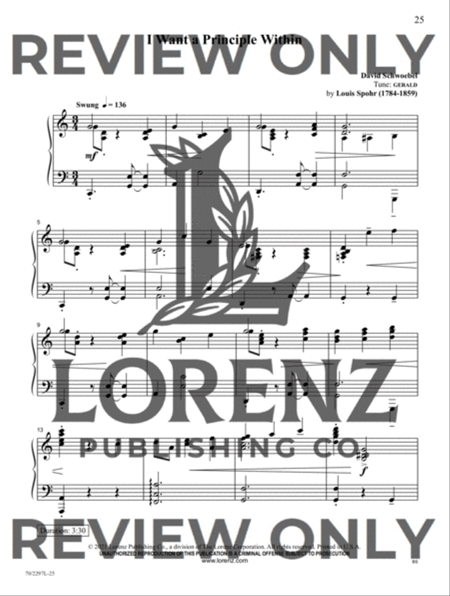 I Surrender All Piano Solo scores gallery preview page 14