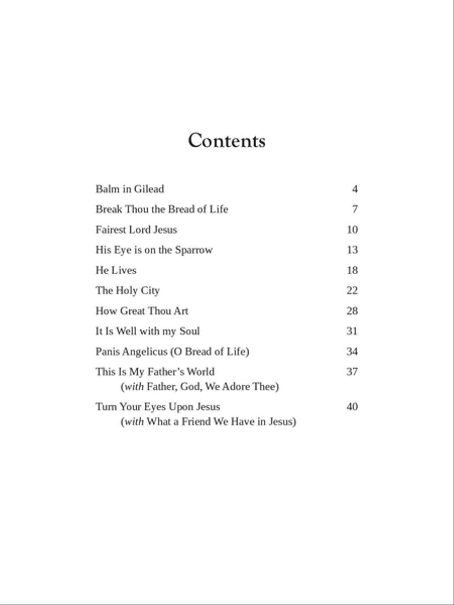 The Flute in Worship, Volume 1: Hymns of Praise for Flute and Piano Flute Solo scores gallery preview page 2