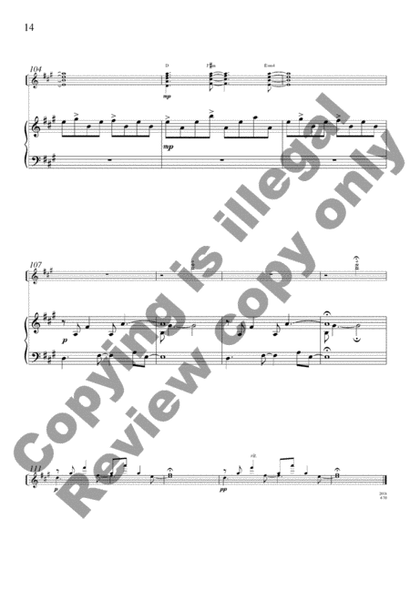 A Mighty Fortress Is Our God (SATB/Guitar/Piano Score) by Kyle Pederson Electric Guitar - Sheet Music