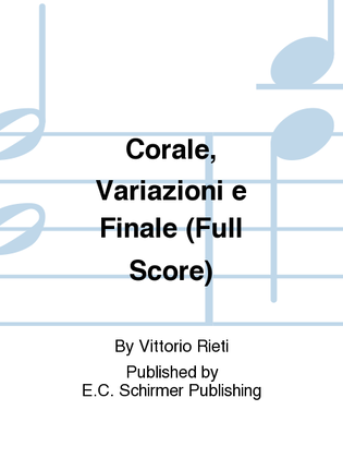 Corale, Variazioni e Finale (Additional Full Score)