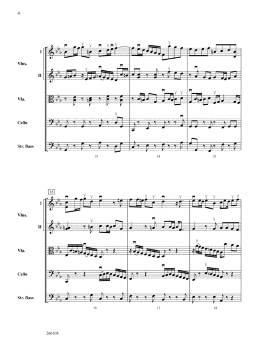 Bach's Lunch: Score String Orchestra scores gallery preview page 4