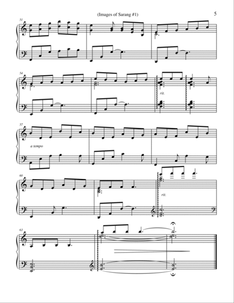 Images of Sarang, Vol. I Piano Solo scores gallery preview page 5