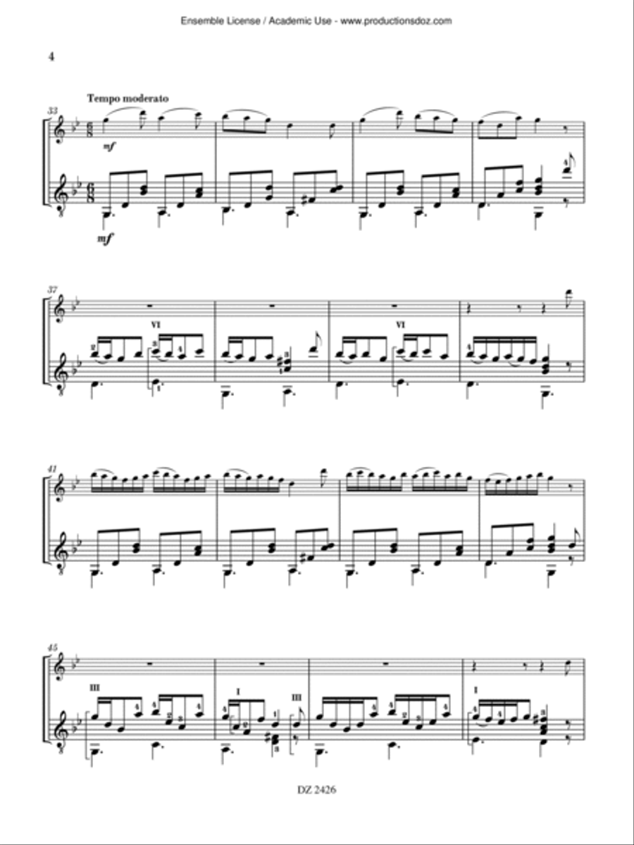 3 Nocturnos de Granada Flute scores gallery preview page 4