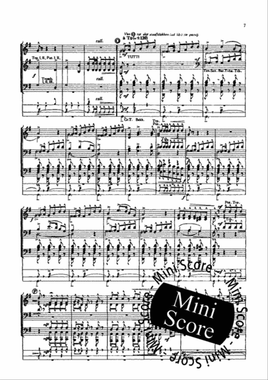 Bevrijdings Hymne Bevrijdings Hymne Concert Band scores gallery preview page 7