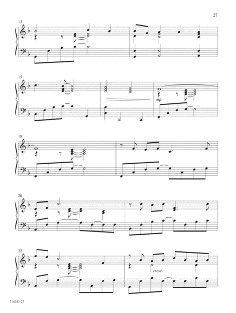 My Redeemer Piano Solo scores gallery preview page 16