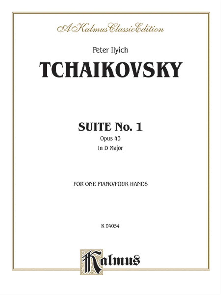 Suite No. 1 in D Major, Op. 43 Small Ensemble scores gallery preview page 1