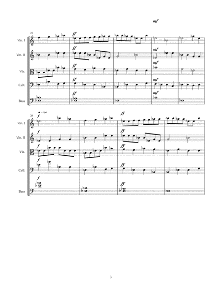 Joyful Day String Orchestra scores gallery preview page 3