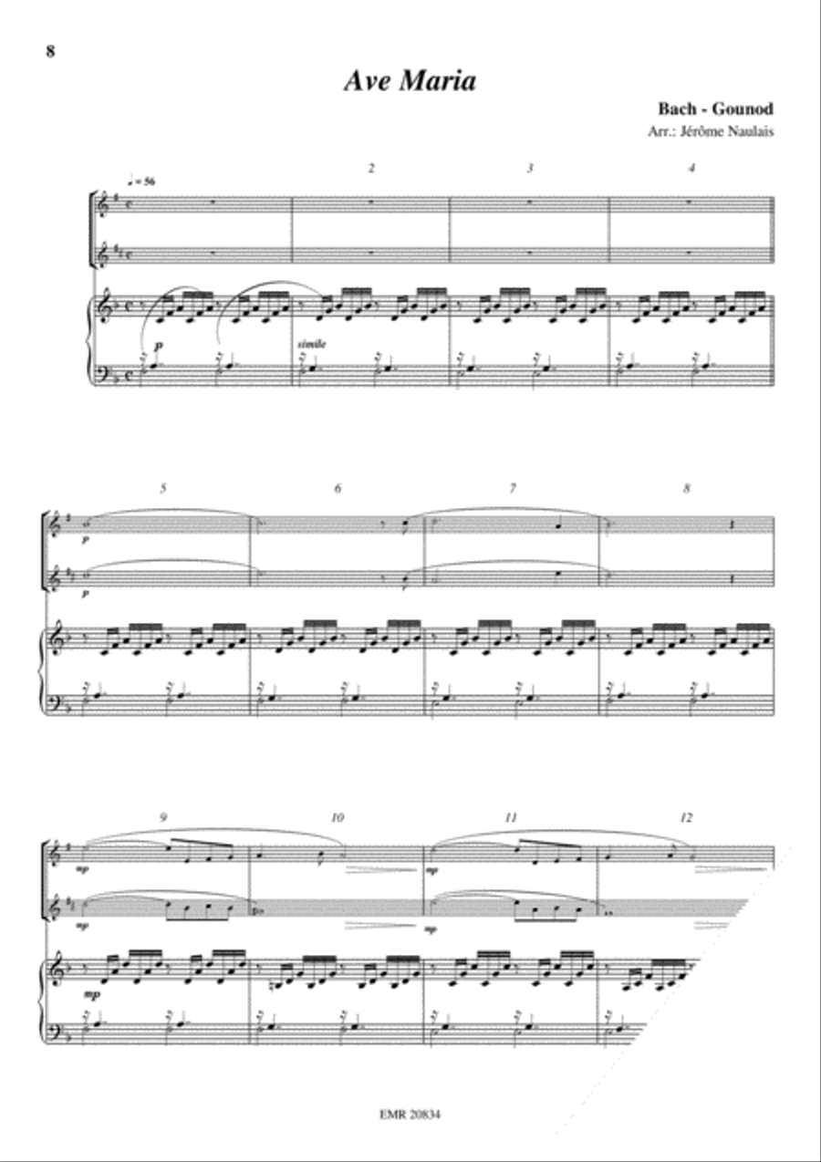Duet Album Volume 8 Duet Album Volume 8 Saxophone Ensemble scores gallery preview page 6
