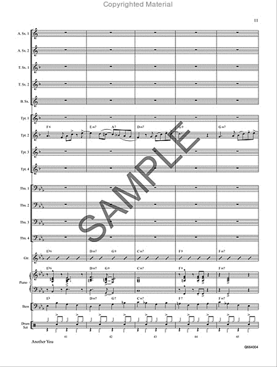 Another You Jazz Ensemble scores gallery preview page 12