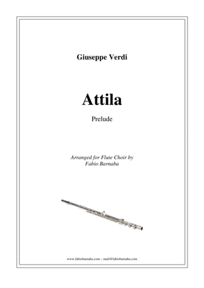 Book cover for Prelude from "Attila" - for Flute Choir