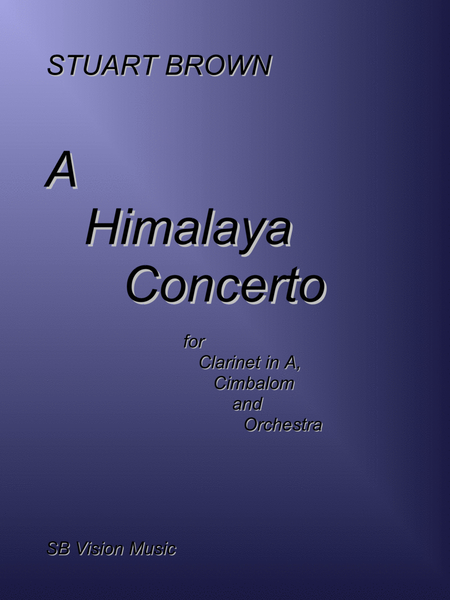 A Himalaya Concerto for Clarinet in A, Cimbalom and Orchestra (Score only) image number null