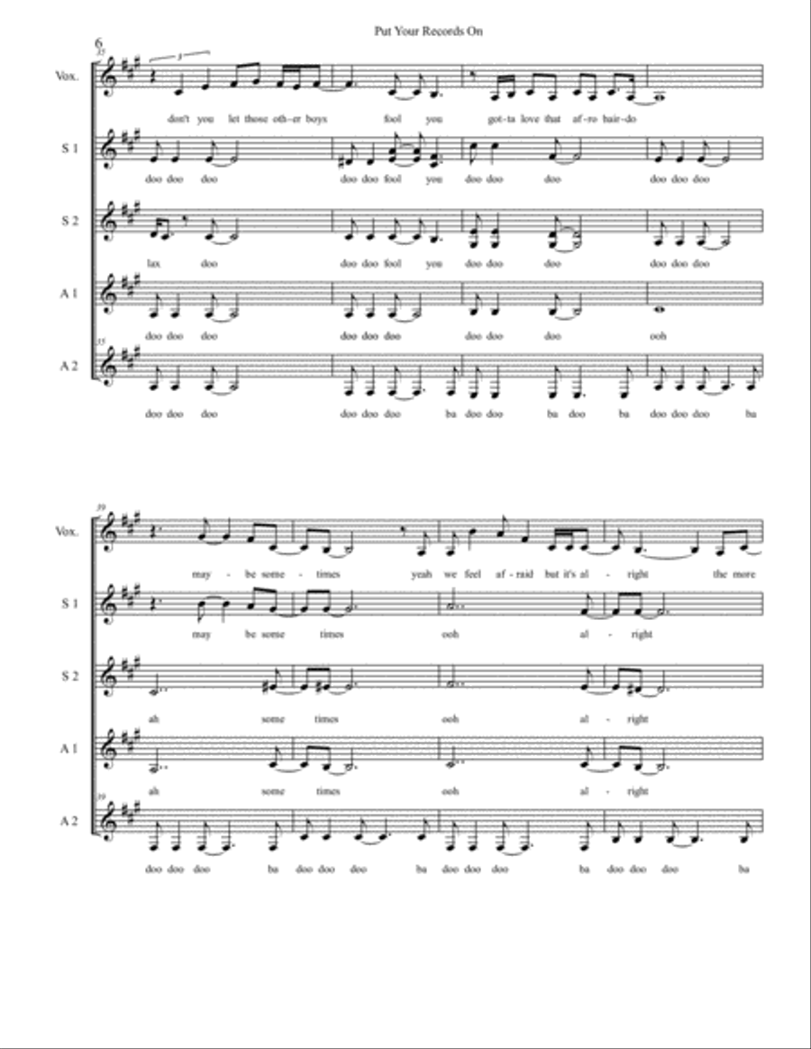 Put Your Records On SSA scores gallery preview page 6