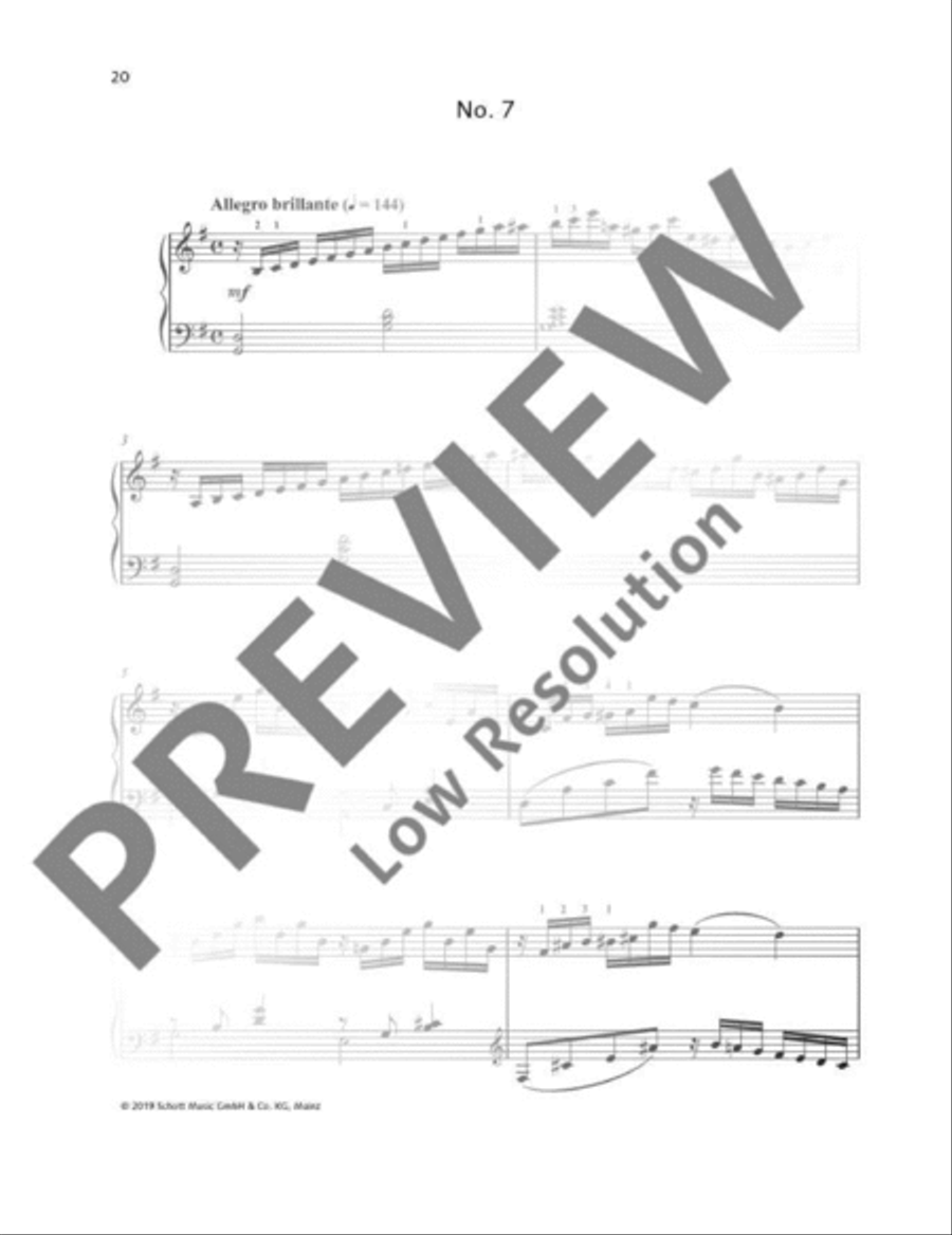 20 Little Studies Piano Method scores gallery preview page 21