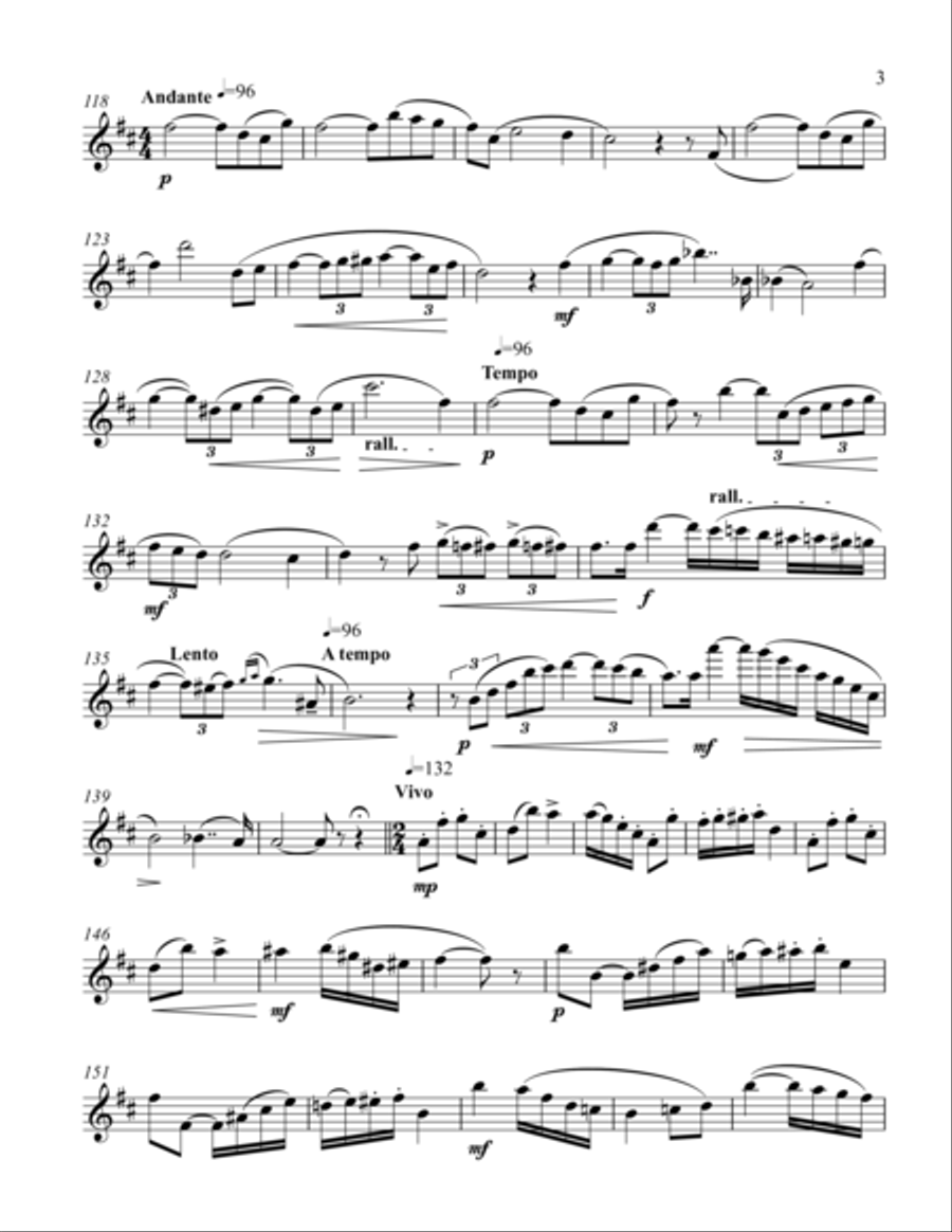 Andersen, Wives of Windsor for flute & piano Flute Solo scores gallery preview page 4