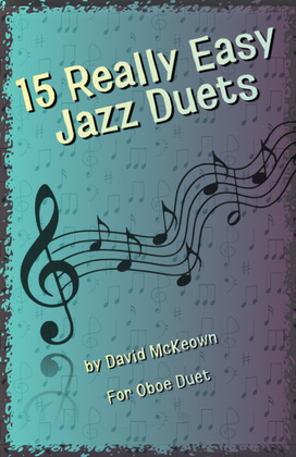 Book cover for 15 Really Easy Jazz Duets for Oboe