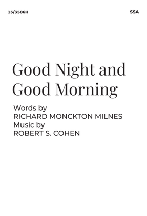 Book cover for Good Night and Good Morning