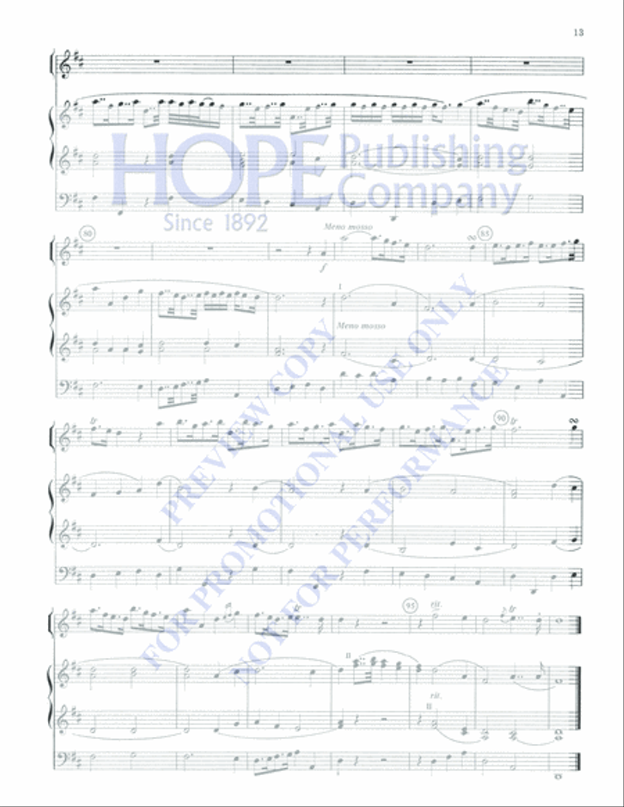 The Classical Wedding Trumpet Solo scores gallery preview page 15
