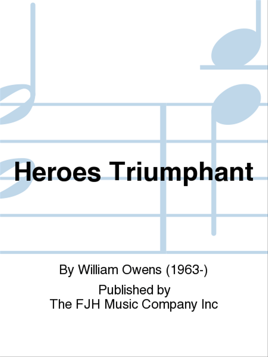 Heroes Triumphant Concert Band scores gallery preview page 1
