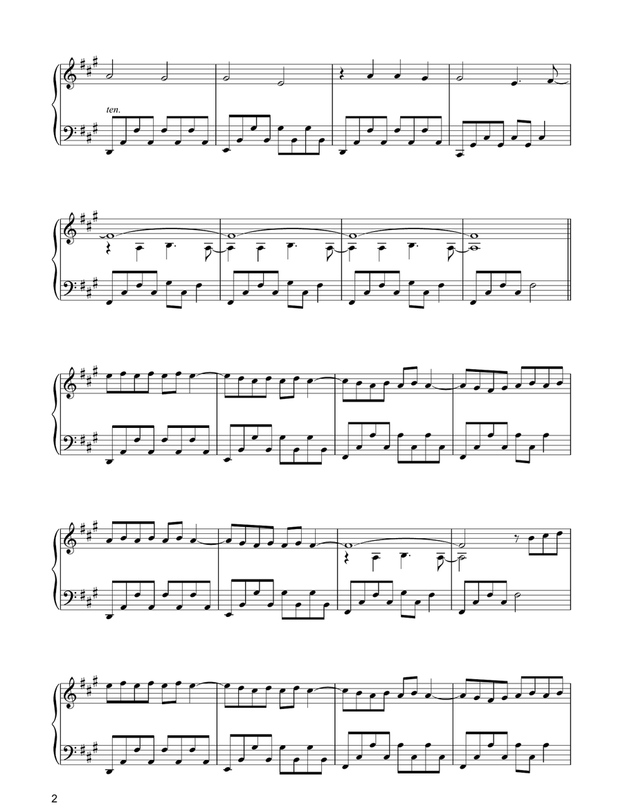 Monday Piano Solo scores gallery preview page 2