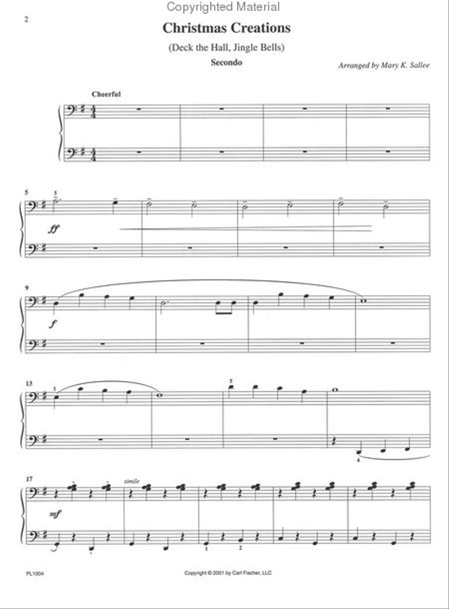 Celebrating Christmas Piano Solo scores gallery preview page 2