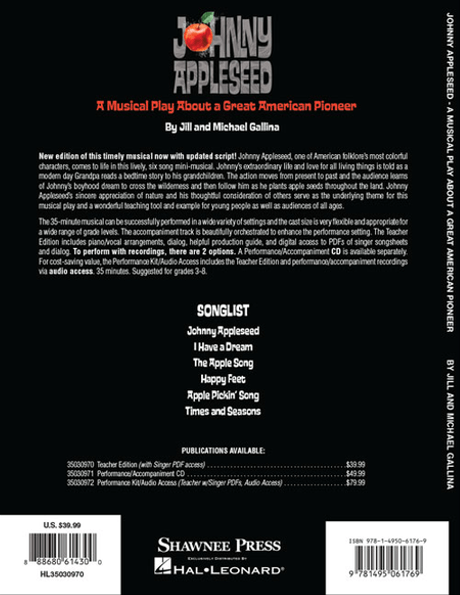 Johnny Appleseed Johnny Appleseed Choir scores gallery preview page 10