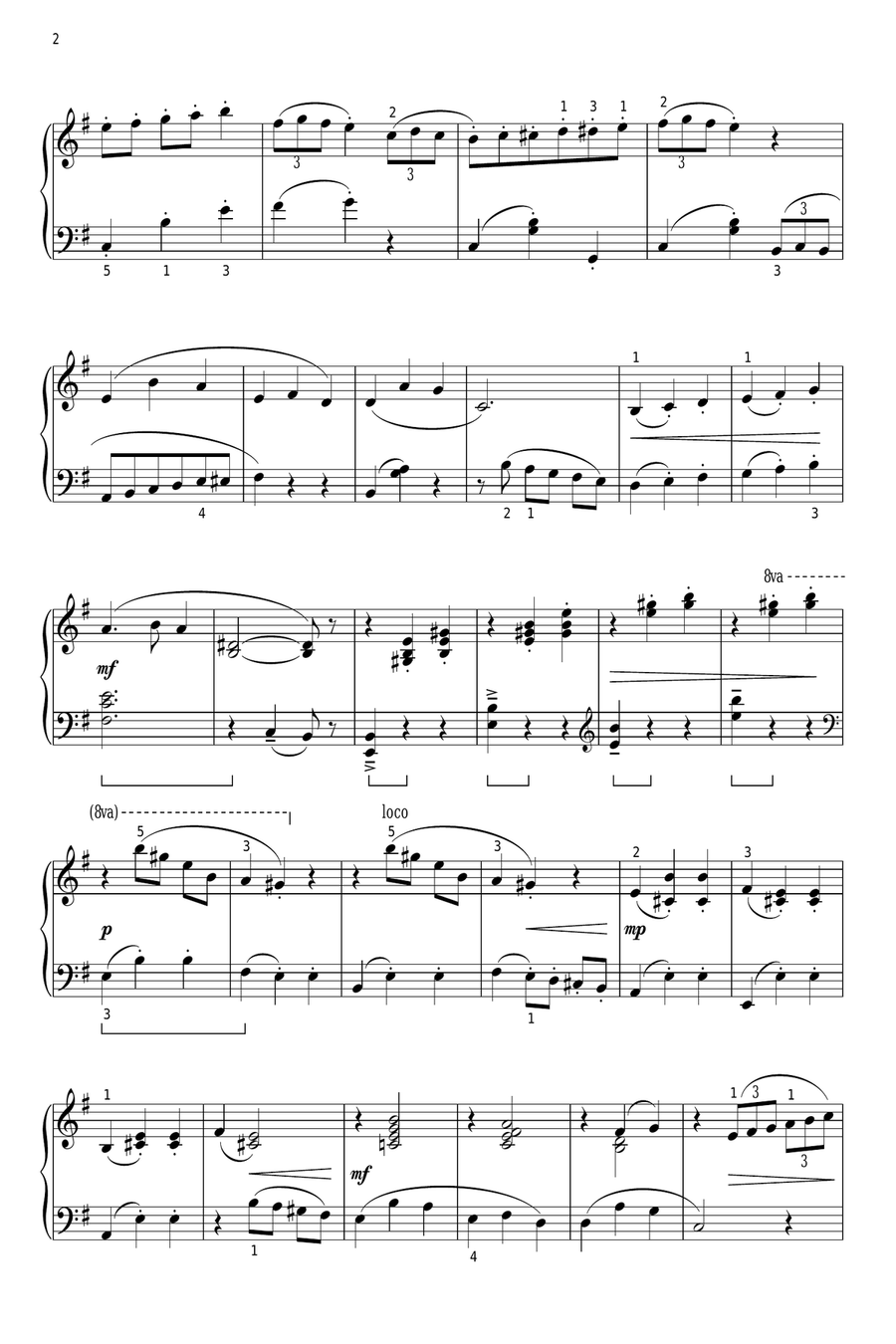 My Favorite Things (arr. Phillip Keveren) Piano Solo scores gallery preview page 2