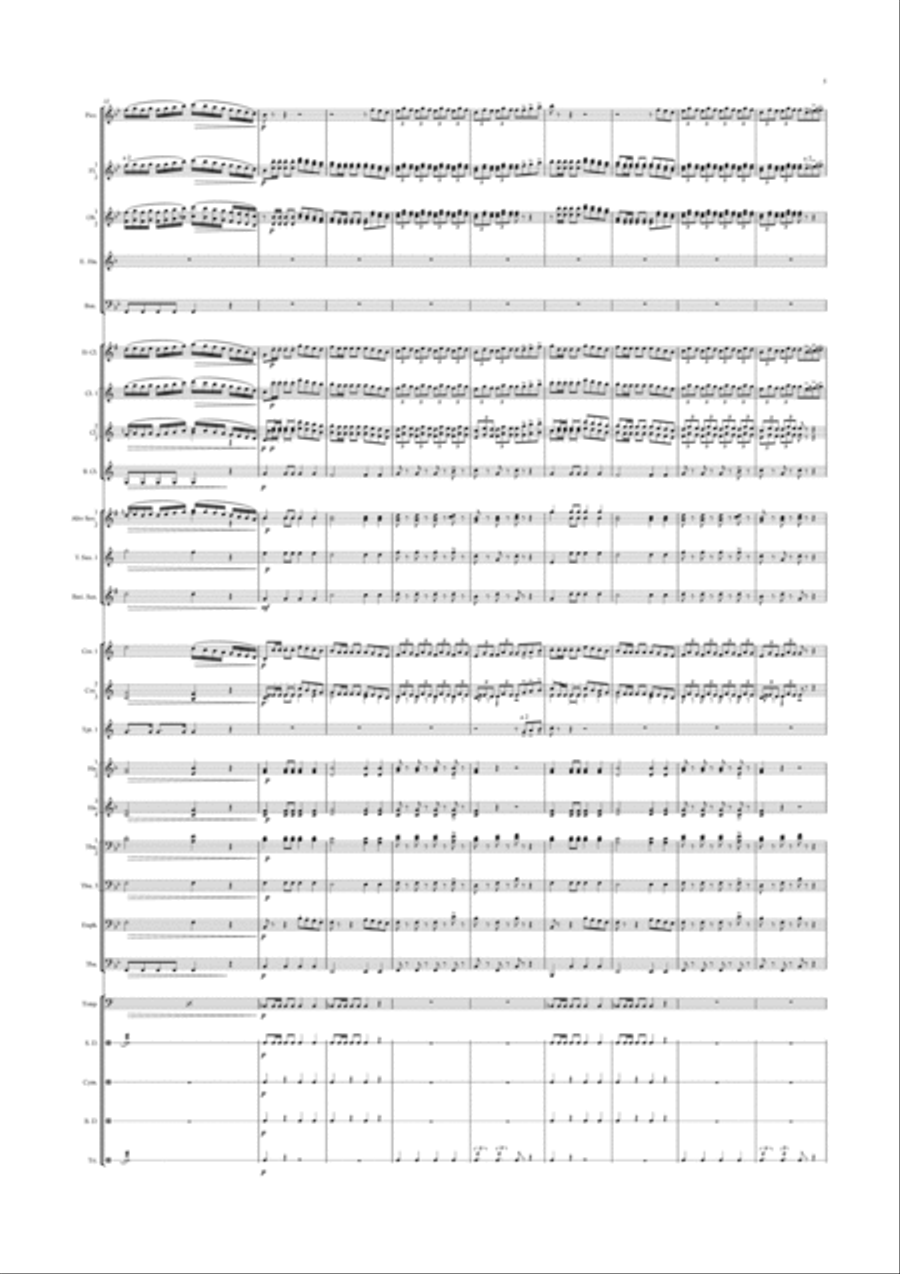 I Capuletti ed i Montecchi - overture Concert Band scores gallery preview page 5