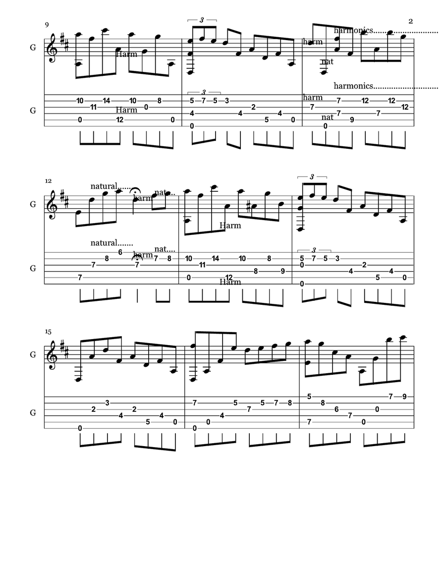 Canco del Lladre (Song of the Thief) Acoustic Guitar scores gallery preview page 2