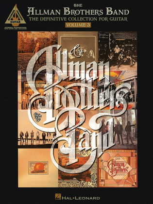 Book cover for The Allman Brothers Band – The Definitive Collection for Guitar – Volume 3