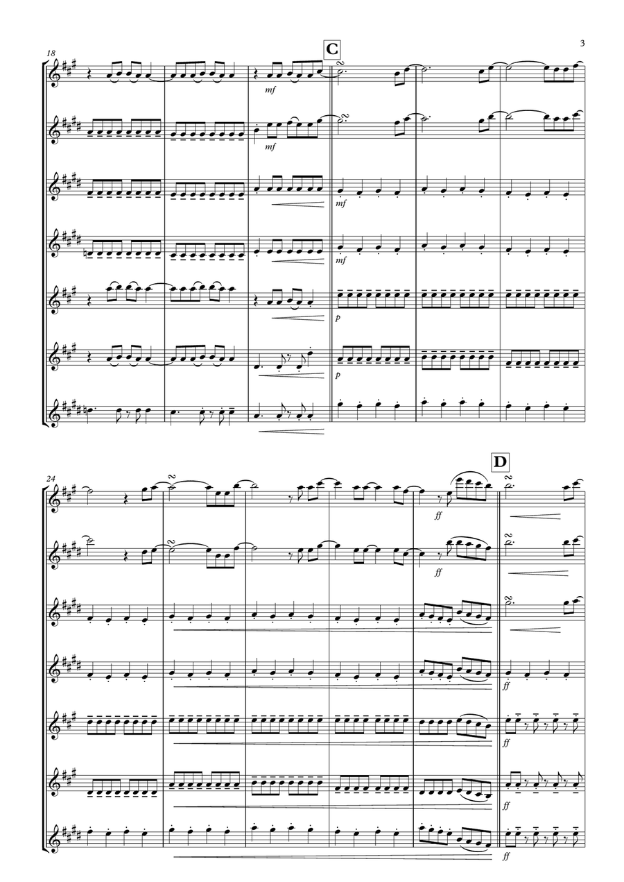 Firework Woodwind Ensemble scores gallery preview page 3