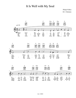 It Is Well with My Soul (Lead Sheet)