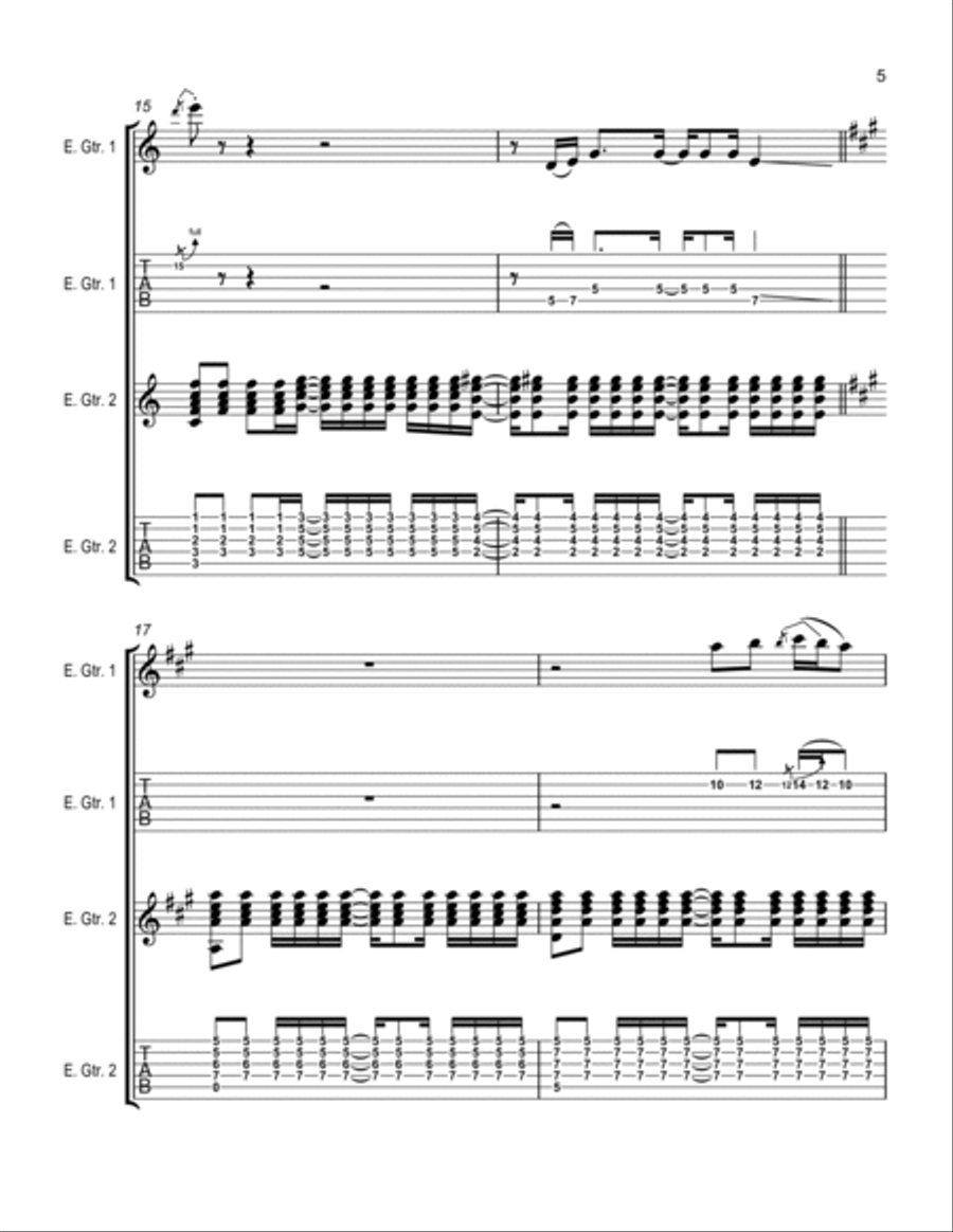 Why Does Love Got To Be So Sad? Piano, Vocal, Guitar scores gallery preview page 5