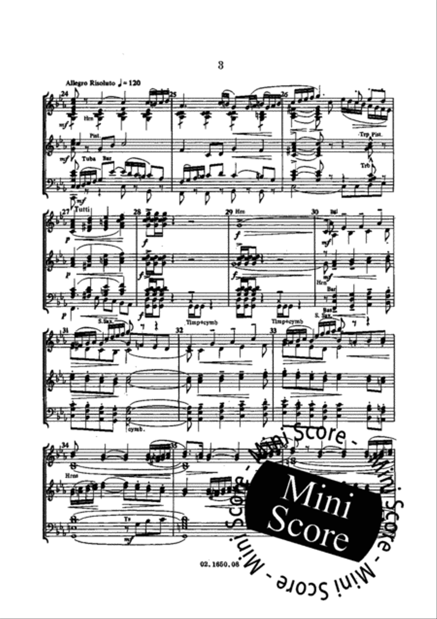 Concertsuite voor Fanfare Concert Band scores gallery preview page 7