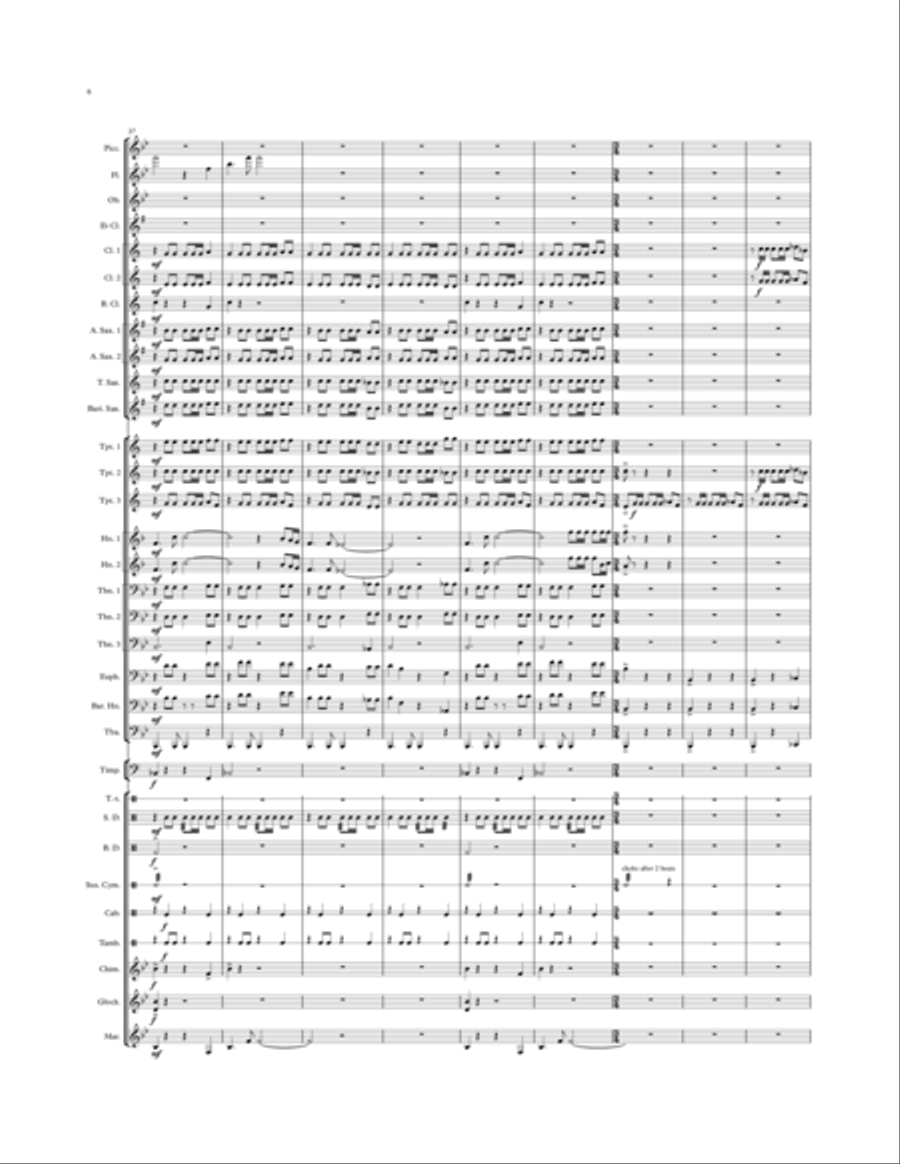 Black Tiger Concert Band scores gallery preview page 6