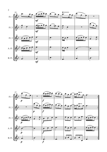 Trio Sonata Op. 2 No. 8 4th Movement - for Flute Choir image number null
