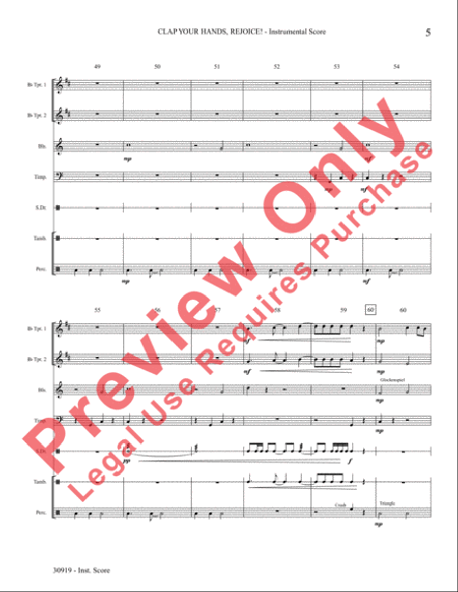 Clap Your Hands, Rejoice! Choir scores gallery preview page 6