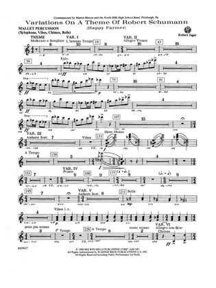 Variations on a Theme of Robert Schumann: Mallets