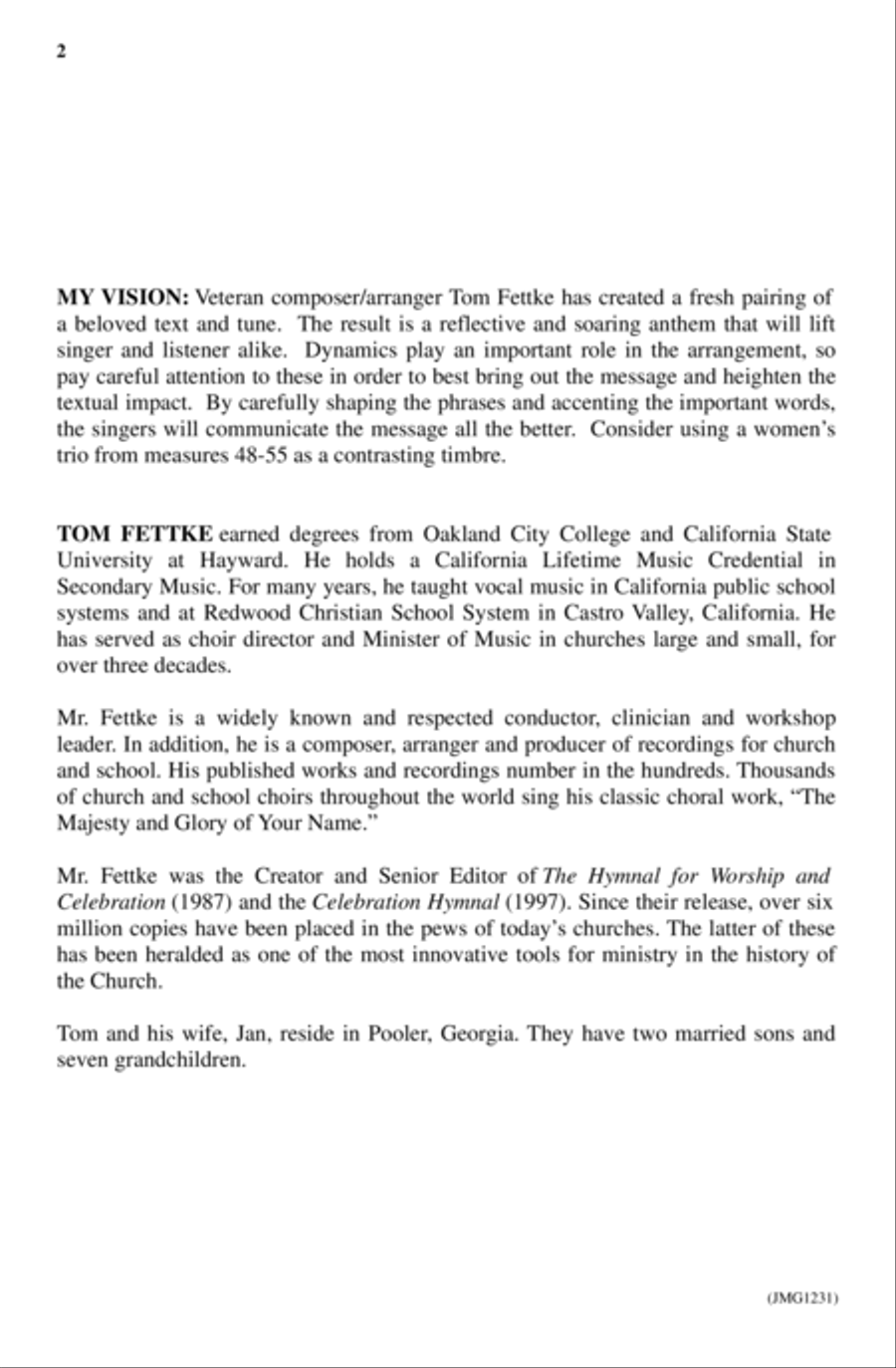 My Vision 4-Part scores gallery preview page 2